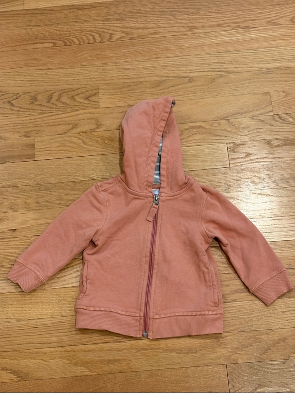 Hanna Andersson Hooded Zip Jacket - Dusty Rose NWOT